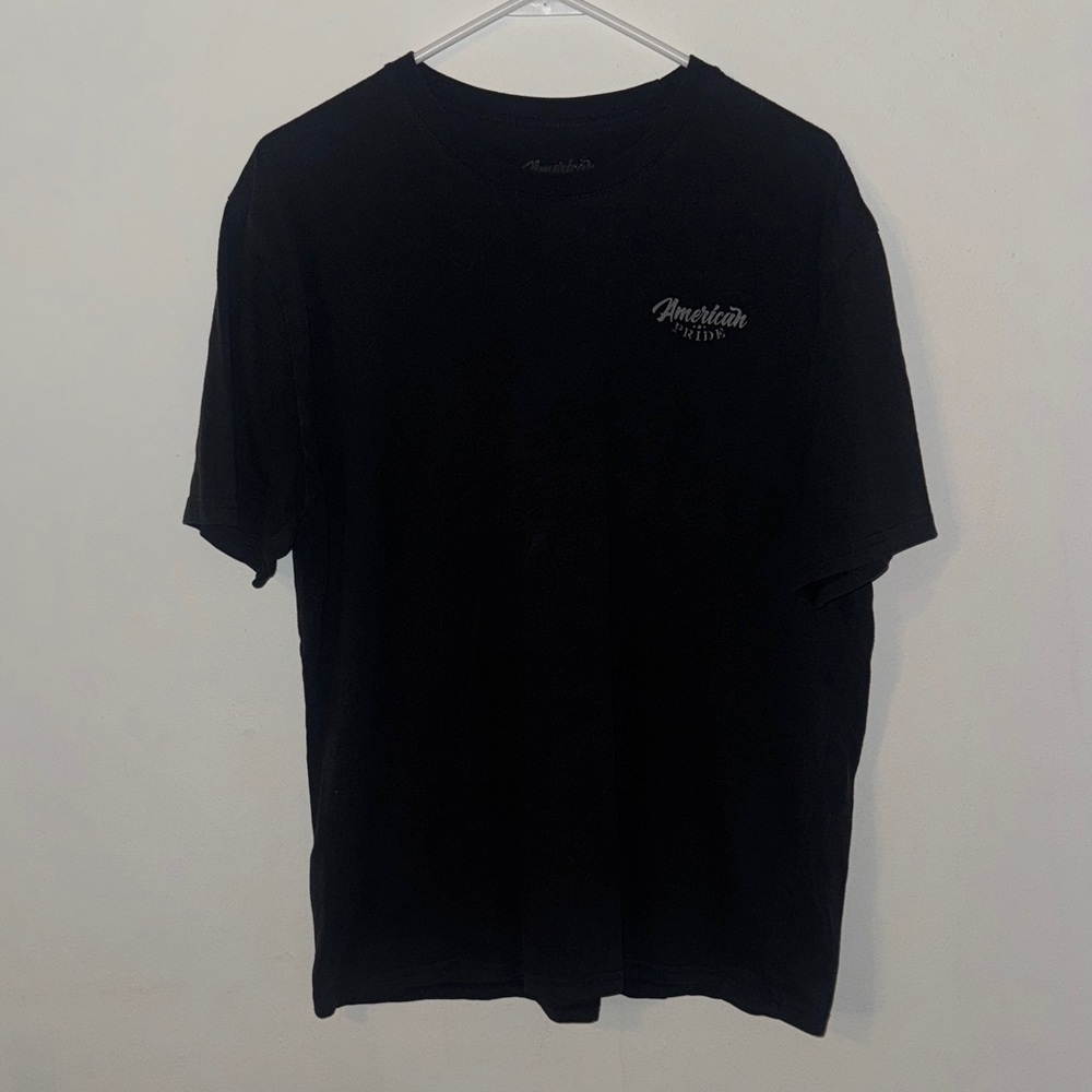 American Pride Black Short-Sleeve Crew T-Shirt